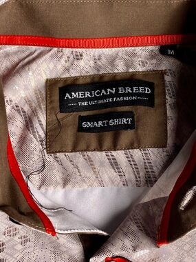 American Breed Men’s Brown Smart Shirt - Brown